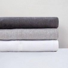 Bambury BedT Jersey Sheet Set  King Size  White